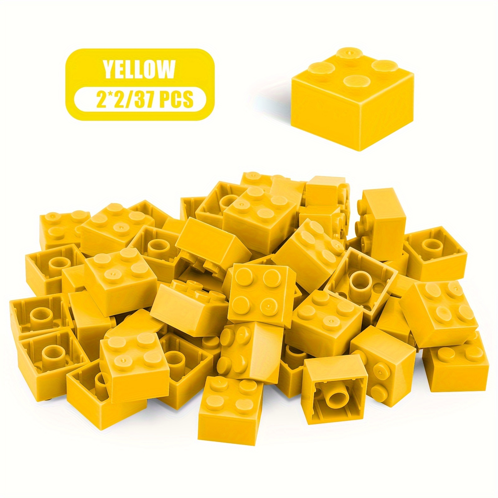 2x2 High Brick Small Building Blocks Compatible Multiple - Temu