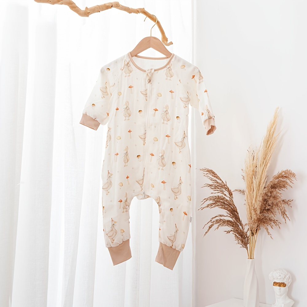 Digital Print Bamboo Long Sleeve Sleeping Bag for Babies