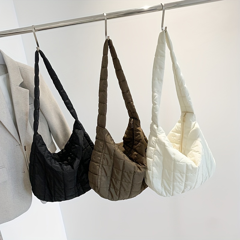 Minimalist Crossbody Hobo Bag, Casual Nylon Shoulder Bag, Women's Everday  Handbag & Purse - Temu