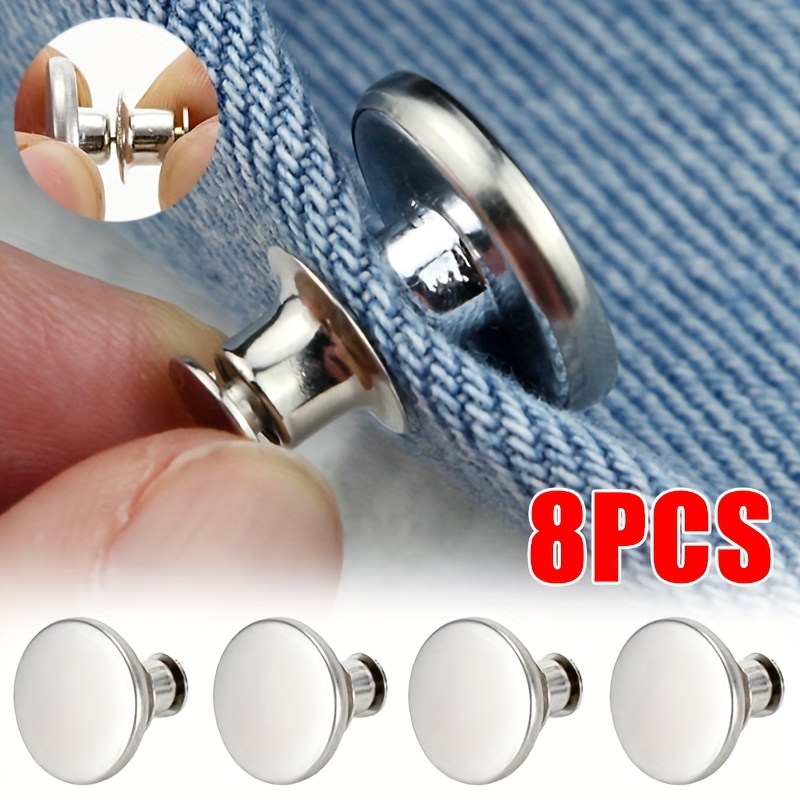 Snap Button Metal Accessory, Snap Button Silver Fastener