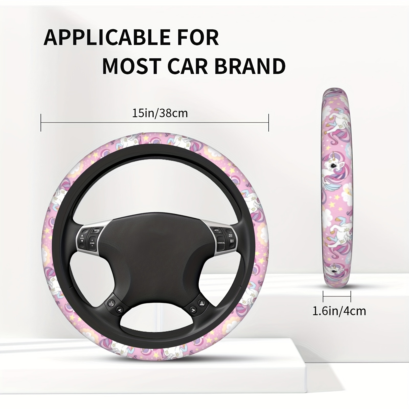 Unicorn steering wheel deals cover