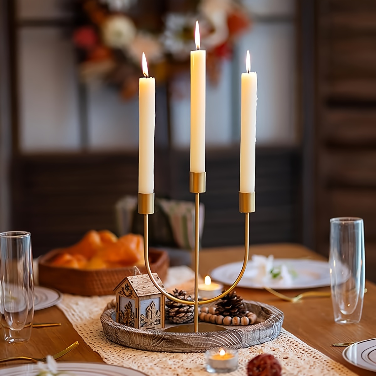 Lot De 30 Bougeoirs Dorés En Vrac En Métal Pour Décoration De