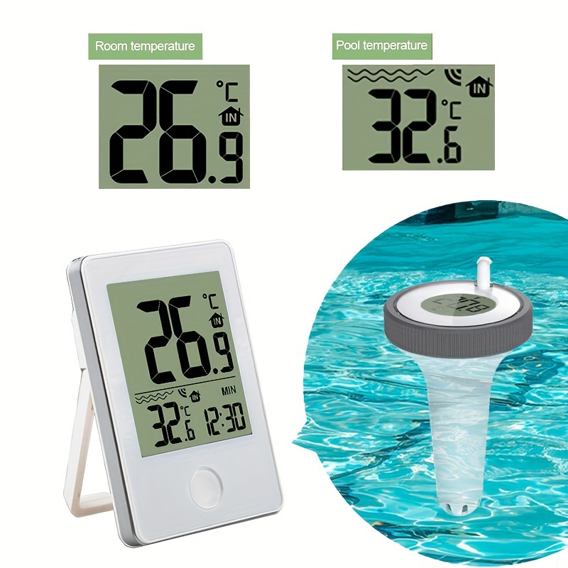 Termómetro de agua digital, termómetro de agua flotante Termómetro