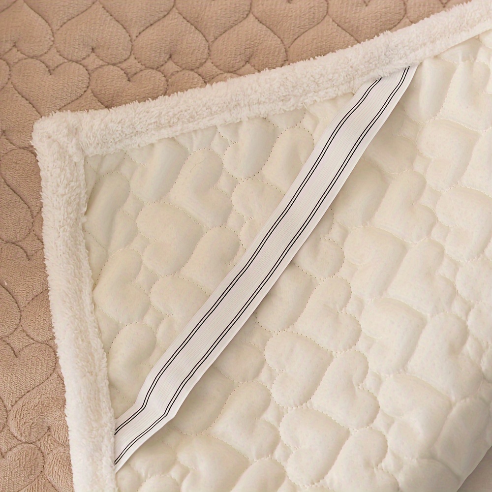 Milk Velvet Thickened Anti-slip Mattress, Thin Mattress Pad, Soft Warm  Autumn And Winter Bedding, Used For Bedroom, Apartment, Guest Room, School  - Temu