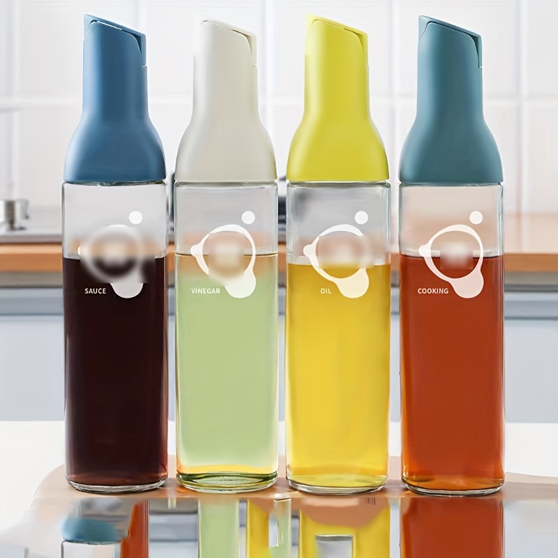 Automatic Opening And Closing Oil Bottle Glass Oil Bottle - Temu