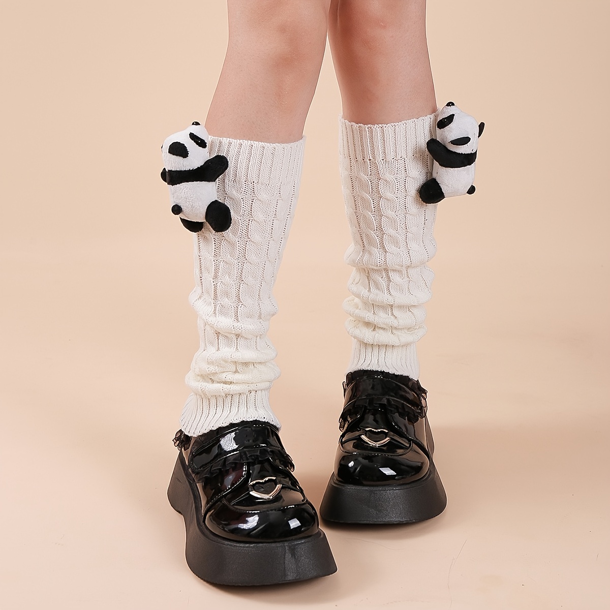 Classic Knit Leg Warmers, Rib-Knit Knee-High Leg Warmer Socks, Women's  Stockings & Hosiery
