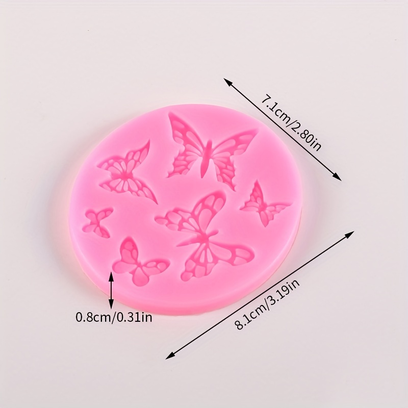 Butterfly Silicone Mold Candle Resin Glue Fondant Chocolate Cake Rim Home  Decoration Wedding Party Handicraft Casting