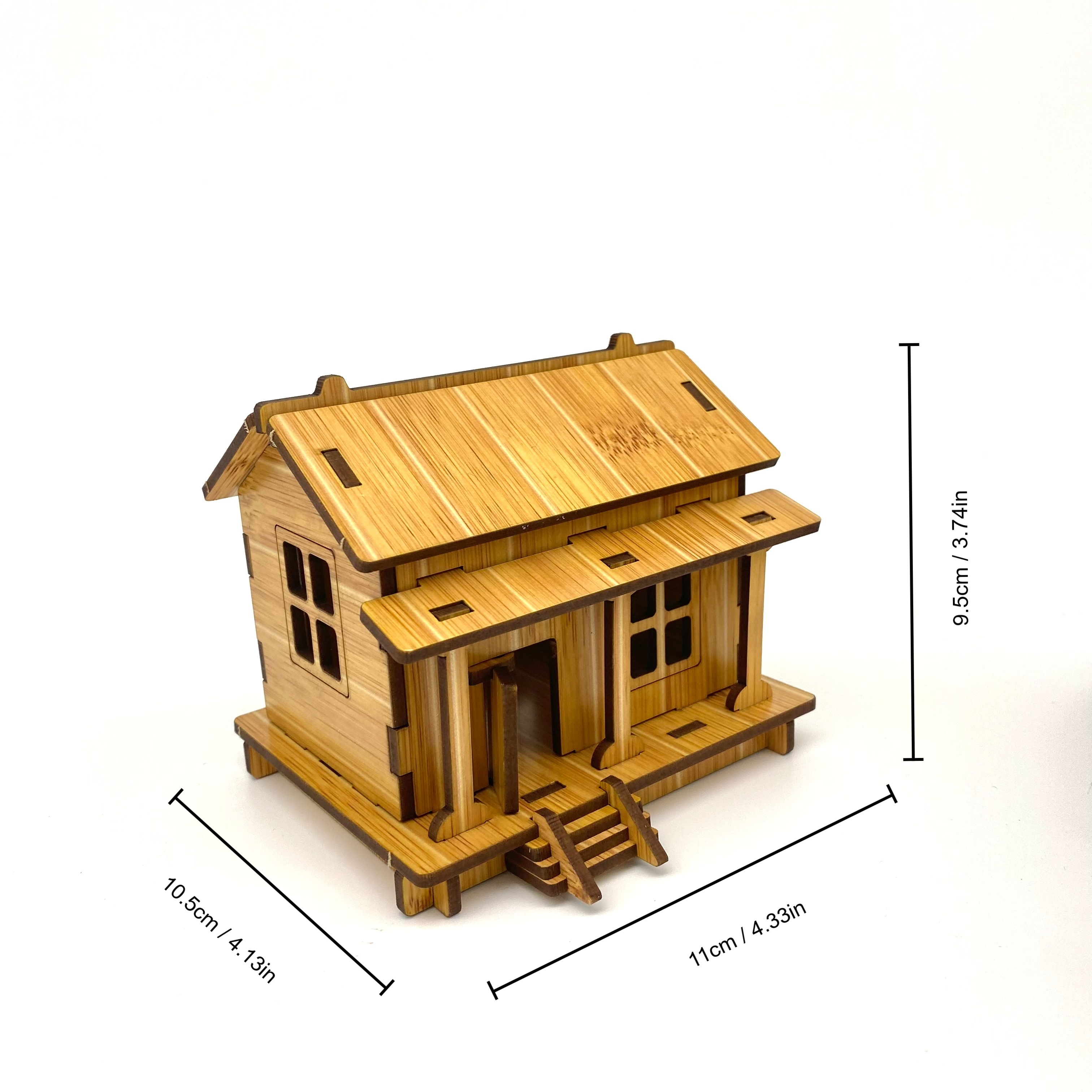 Puzzle 3d In Legno Modelli Costruzione Cottage Kit Puzzle - Temu Italy