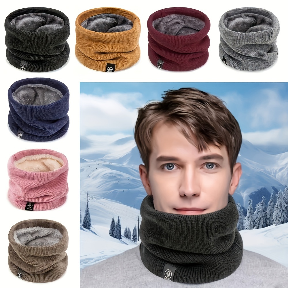 Sciarpa Versatile Invernale Moda Colori Solidi, Larghezza 17cm/6.67in,  Morbida E Calda, Ideale Maschere Ciclismo, Protezione Collo E Attività  Allaperto, Spedizione Gratuita, Resi Gratuiti