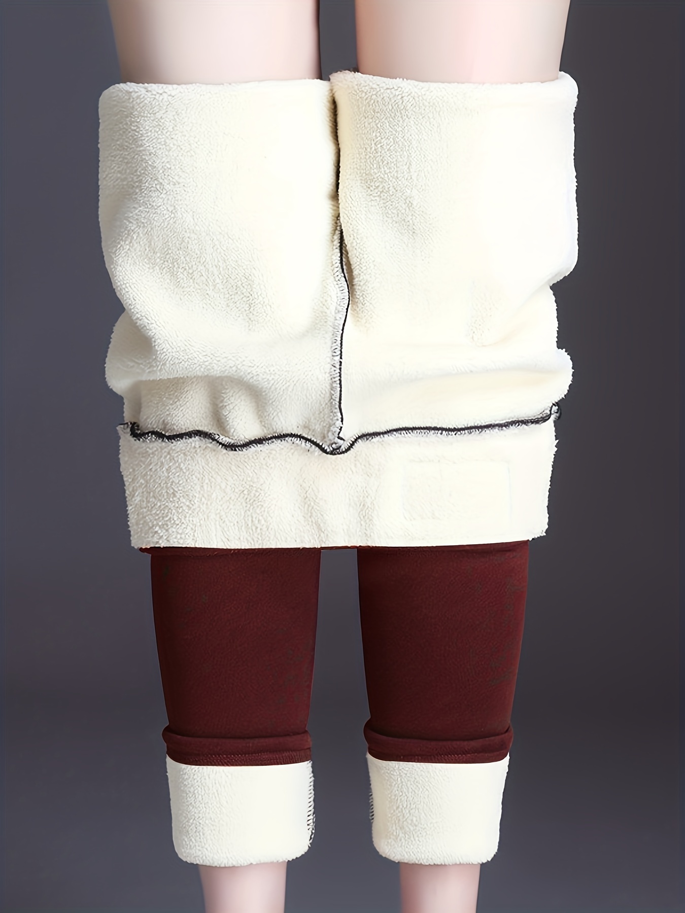 FV RELAY Women's Winter Warm Fleece Lined Velvet Elastic Leggings