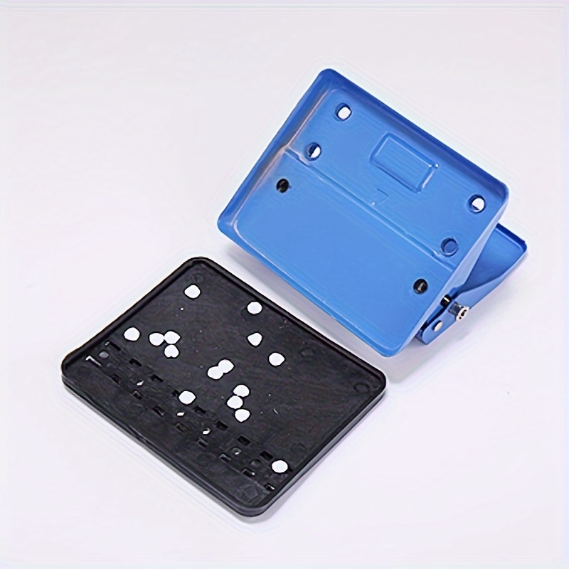 Powerful 0102 double-hole puncher binding machine loose-leaf clip small  student round hole ring hole manual 2-hole porous two-hole puncher a4 file  paper book puncher office stationery