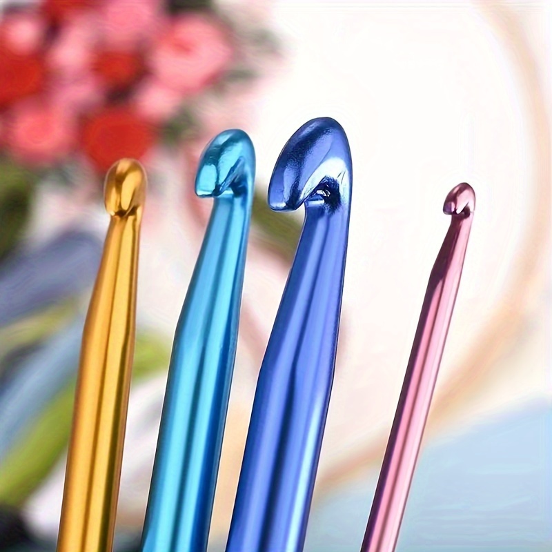 Aluminum Oxide Crochet Knitting Tools Colorful Single - Temu