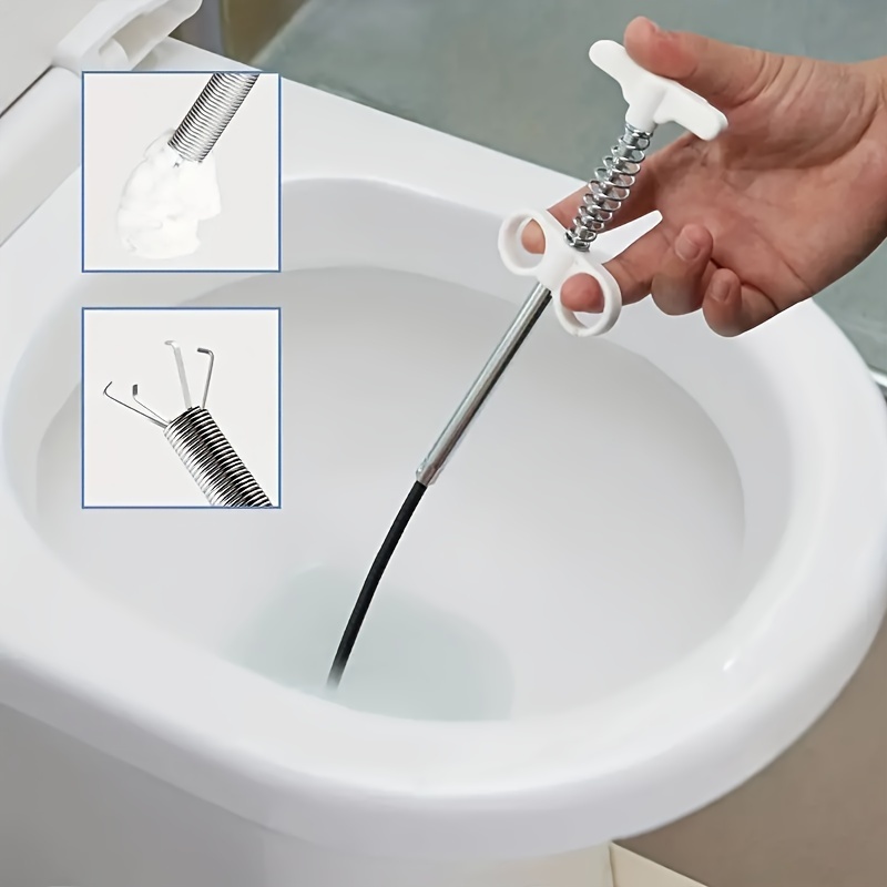 1 Drain Clogging Free Tool Set Prickly, Easy To Use - Quickly Clear Clogged  Drains In Bathrooms, Showers, Sinks And Bathtubs! - Temu
