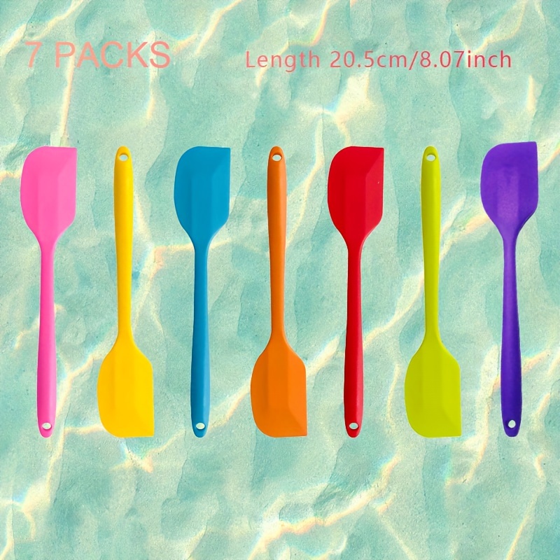 Silicone Spatul, Rubber Spatulas Silicone Heat Resistant,kitchen Utensils  Food Grade Nonstick Easy To Clean Dishwasher Safe For Baking, Cooking,  Mixing - Temu