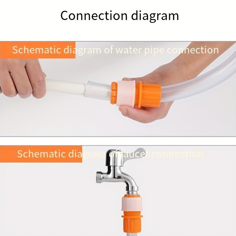 Wdftyju Conector de grifo de cocina universal, adaptador de manguera  mezcladora, accesorio de unión de tuberías Wdftyju 3tc6lj9en4um6xr8