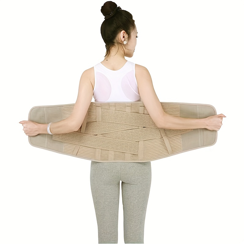 Cinturón de soporte de cintura para mujer, cinturón moldeador lumbar,  transpirable, cinturón de descompresión lumbar inferior, recuperación  posparto