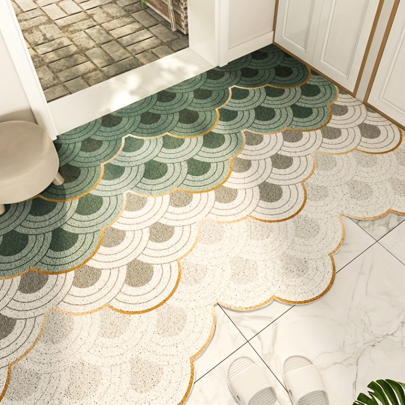 PVC Door Mats for Outdoor Indoor,Waterproof Ant-Slip Bathroom