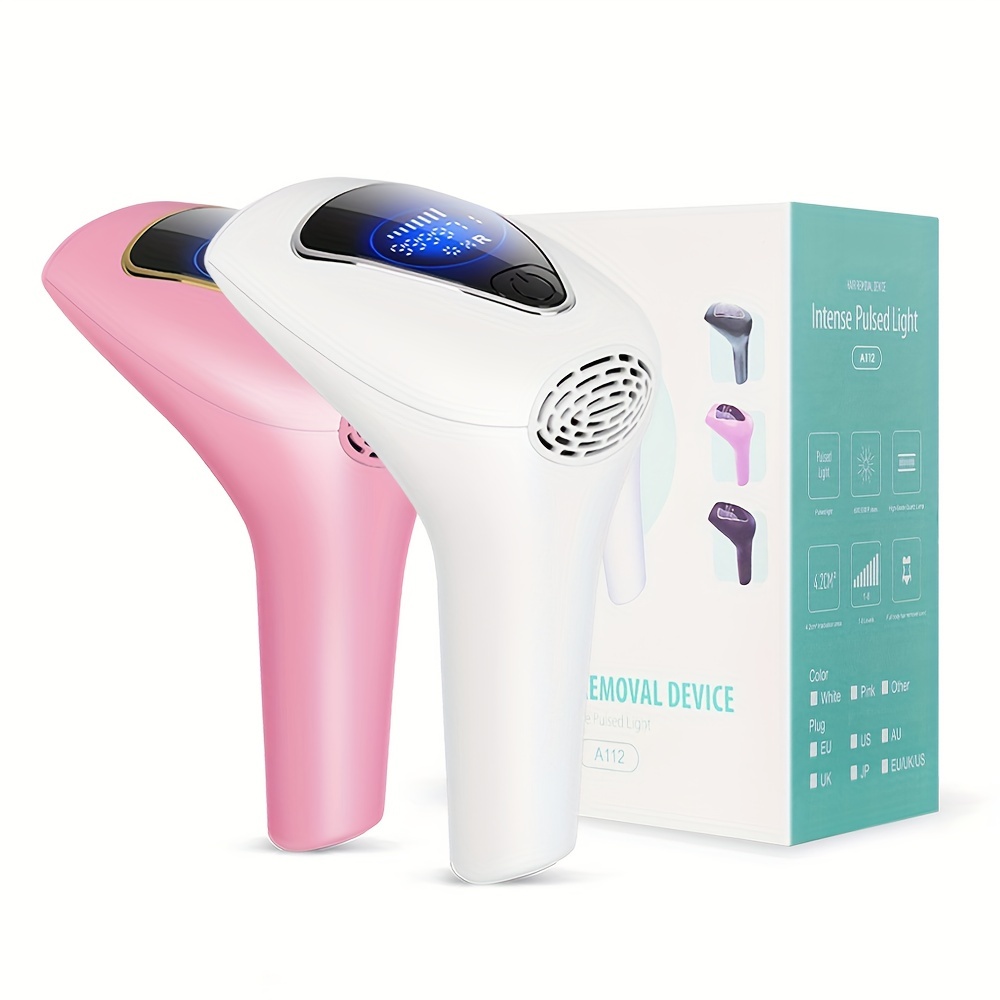 Laser Hair Removal for Women and Men, Update Permanent Laser Epilator with  Red-light Wave Technology, Painless Hair Removal Machine for Whole Body Use
