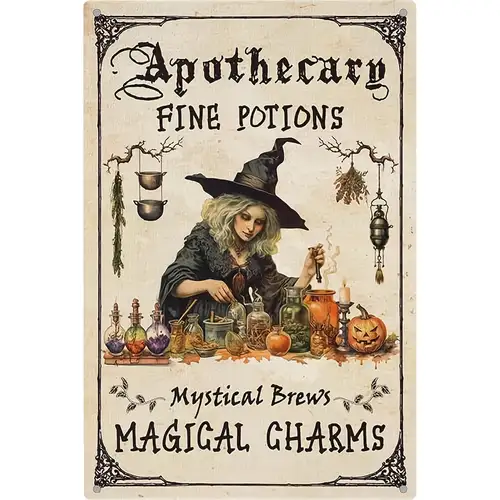 Apothecary Magical Chemistry Custom Classic Metal Signs, Apothecary Decor,  Apothecary Gift, Magic Decoration