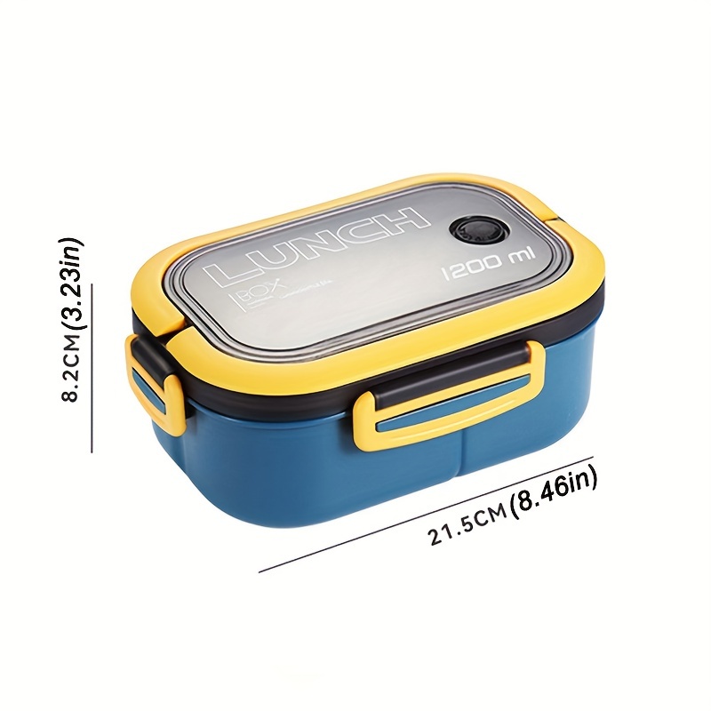 Plastic Lunch Box Office Car Can Microwave Oven Heating Compartment Double  Layer Lunch Box