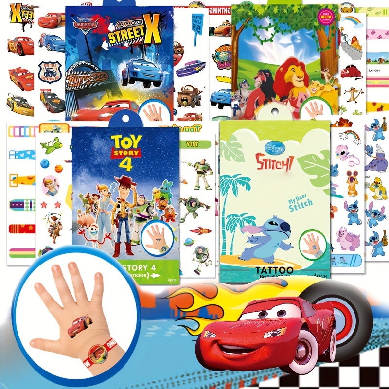 Toy Story Cars Boys And Girls' Tattoo Stickers Non - Temu