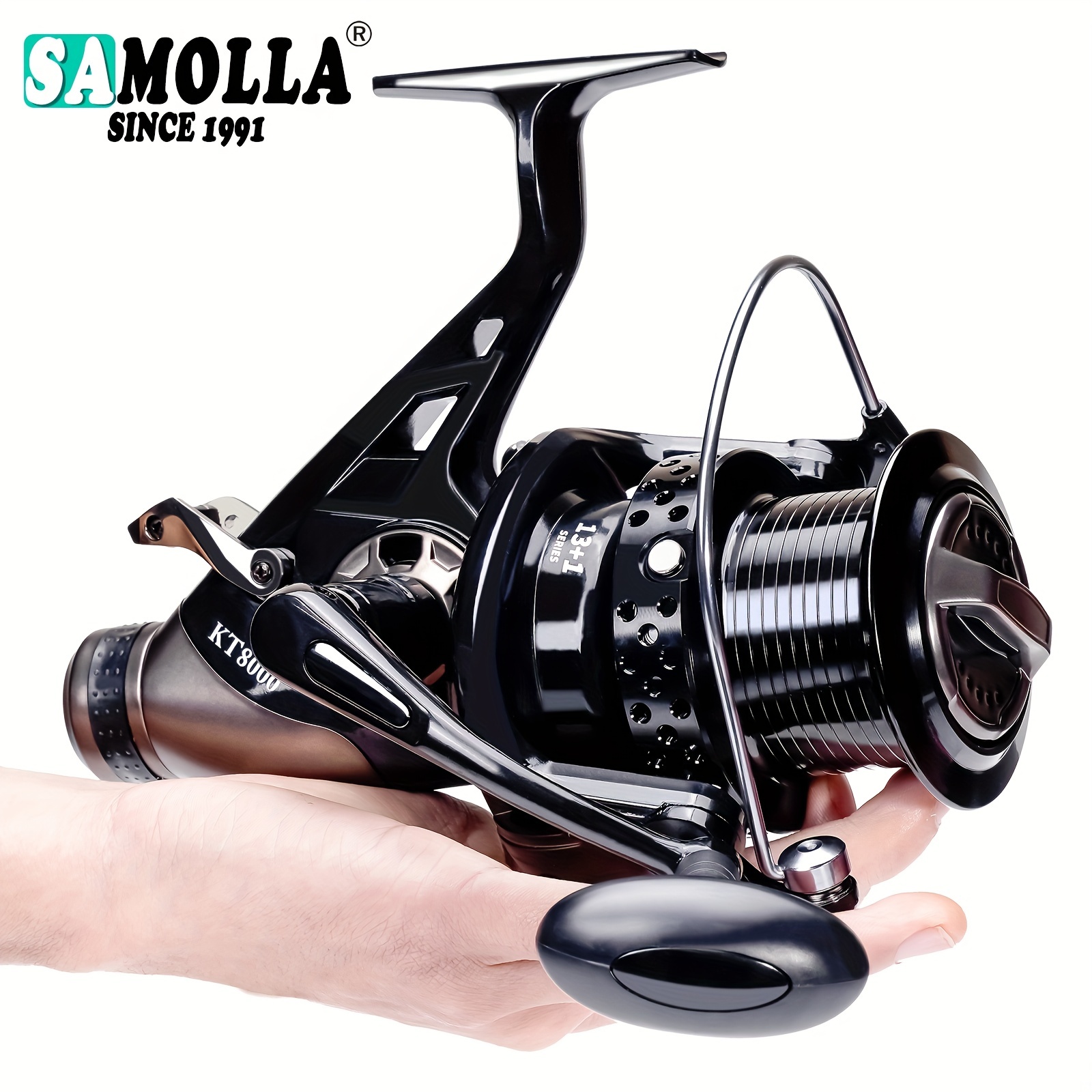 

13-23kg Strong Double Drag Spinning Reel - Perfect For Carp Fishing!