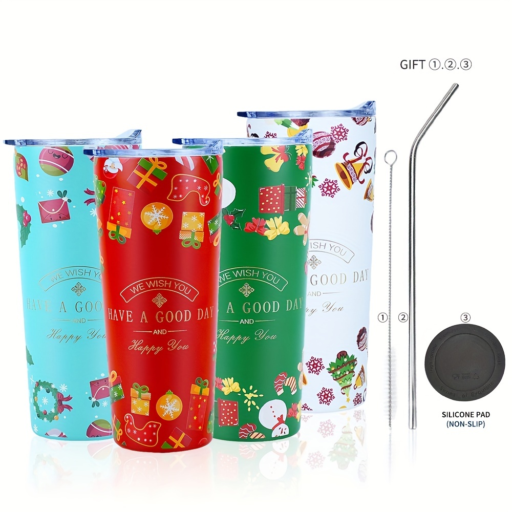 Insulated Double Wall Vacuum Spill-Proof Hot & Cold Travel Tumbler