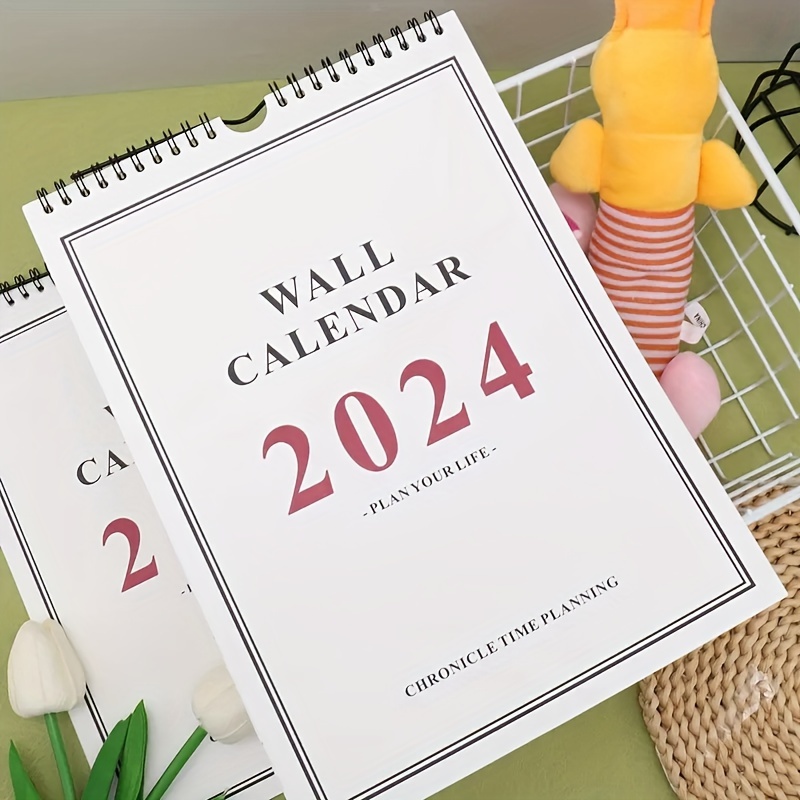 2023 2024 Year Of Work Punching Card Note Taking Calendar - Temu