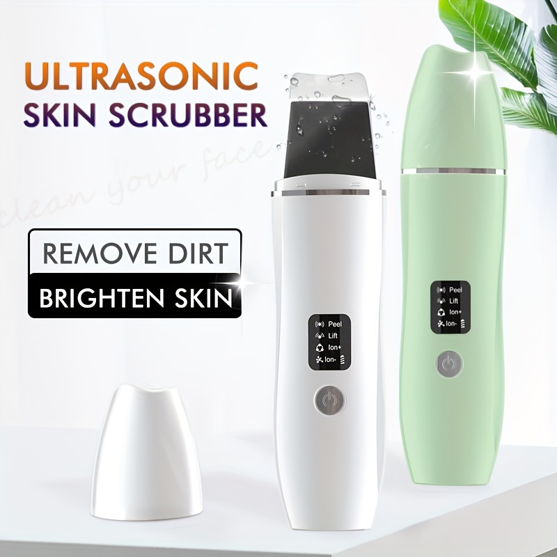 Skin Scrubber Face Spatula with Deep Pore Cleaning Lifting and Serum  Infuser Technologies - Ultrasonic Skin Scrubber - Gentle Dead Skin Remover  for Face - Blackhead Scraper Tool