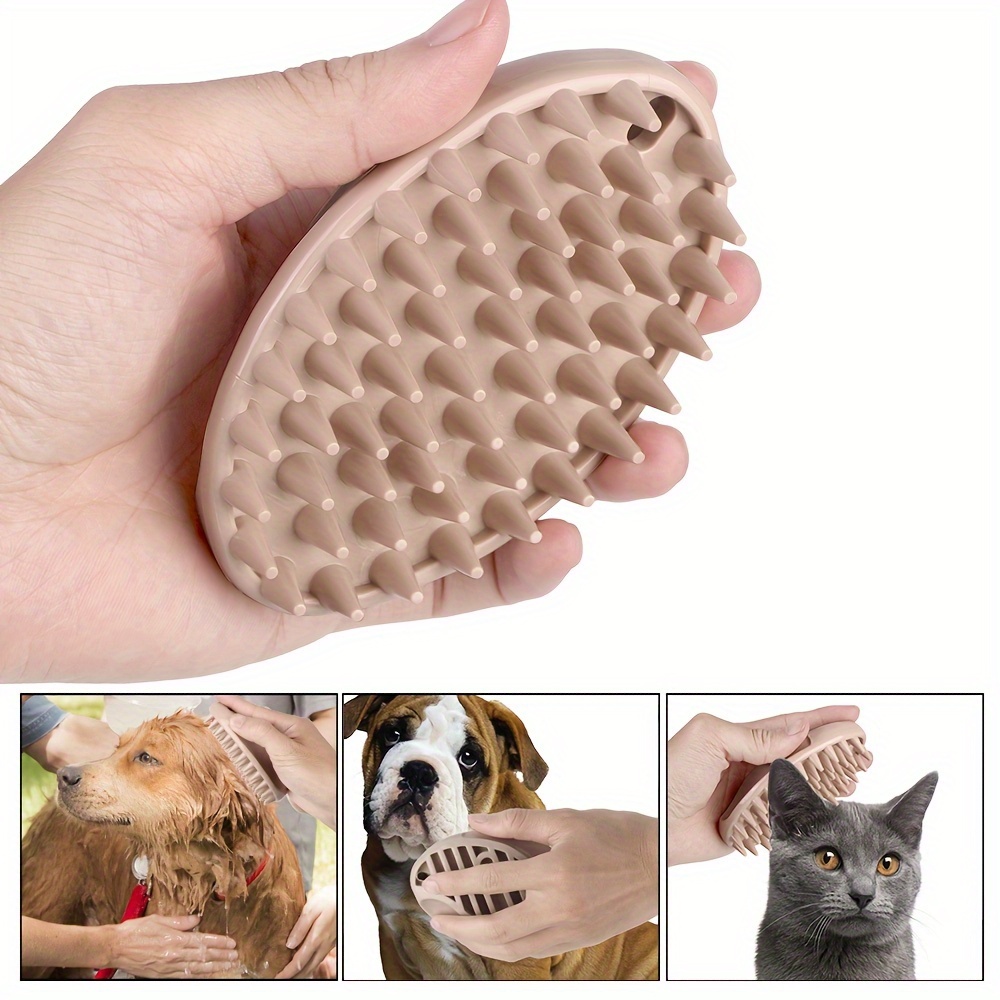 Silicone Pet Dog Cleaning Brush  Brush Dog Puppy Massage Shower