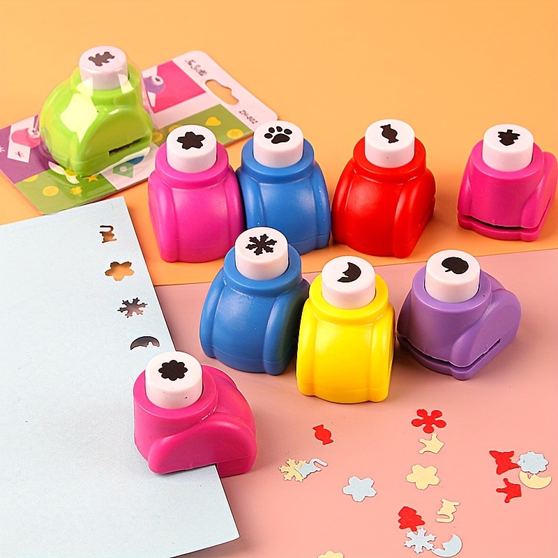 TEHAUX 12pcs Paper Art Hole Punch Heart Stamp Paper Punches for Crafting  Hole Punch Shapes Paper Corner Rounder Scrapbook Tools Heart Hole Punch