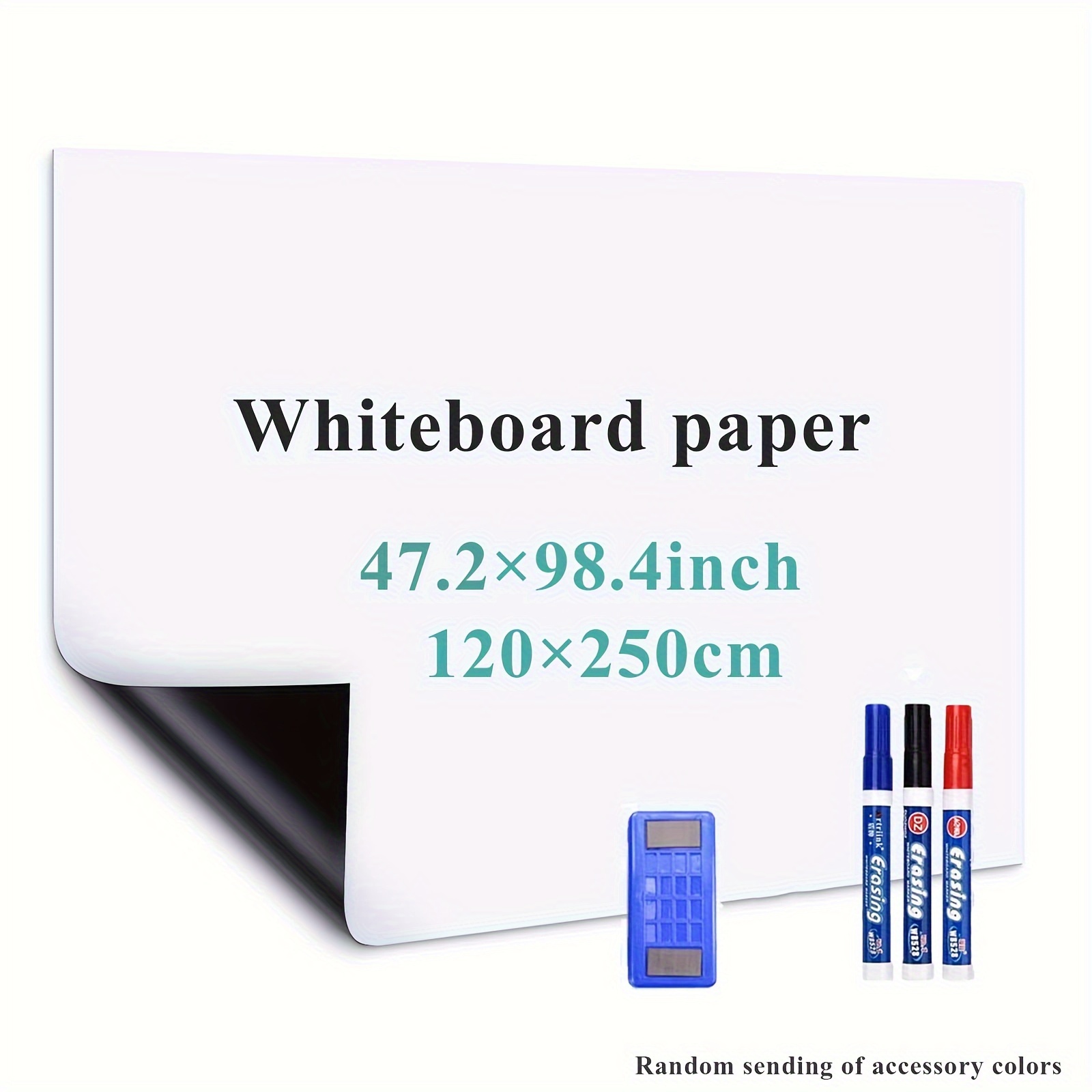 A3magnetic Refrigerator Whiteboard Sticker Dry Erase Fridge Whiteboard  Chalk Board Contact Paper For School Office Home - Temu