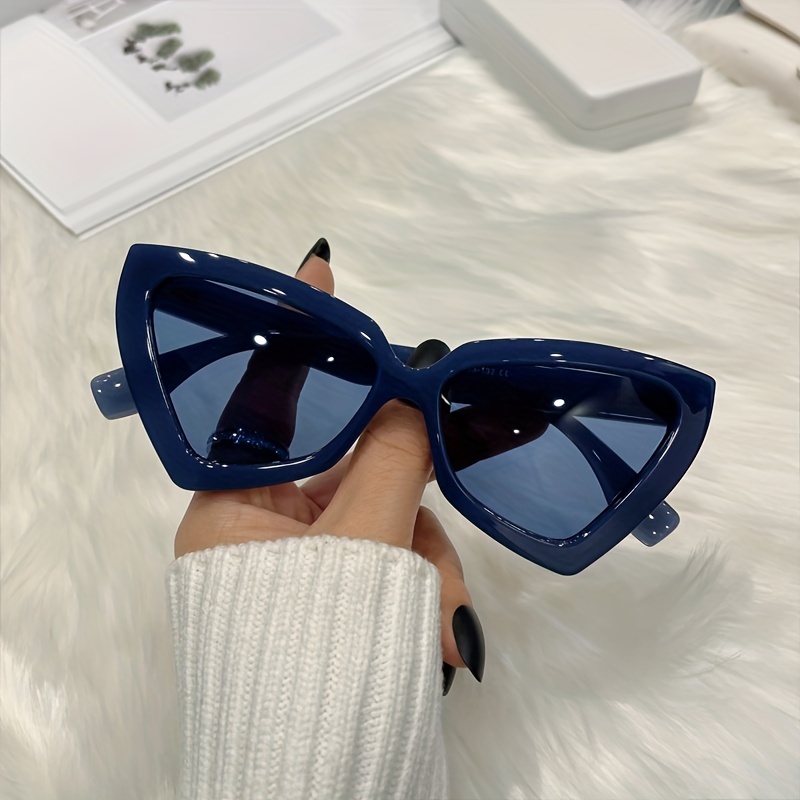 Y2K Triangle Cat Eye Sunglasses UV400 Sun Shades