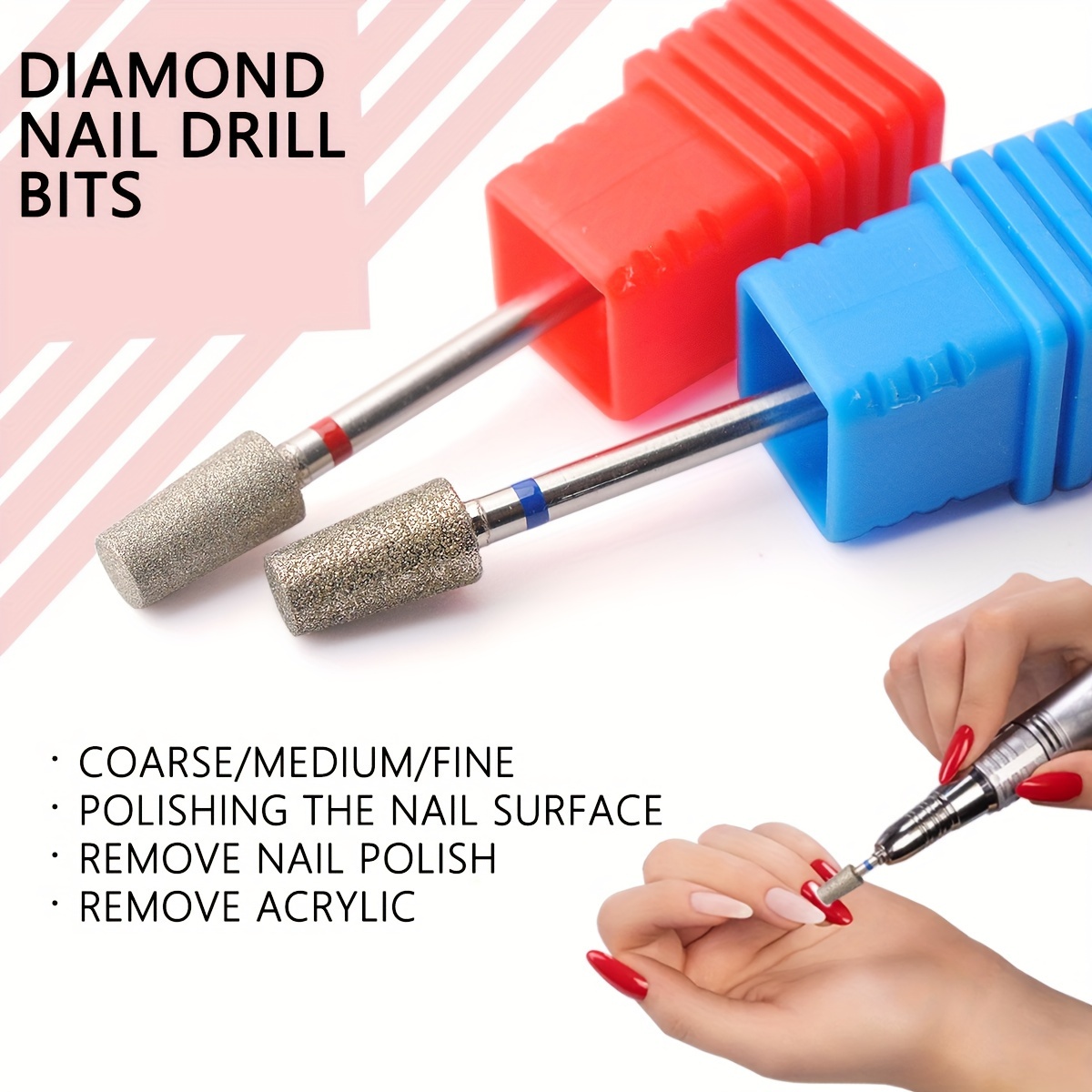 

Nail Polishing Bits, Nail Drill Bits, Nail Polishing Cleaning Brush, Pedicure Remover For Acrylic Gel, Nails Polishing Tools, Nail Art Pedicure Manicure Tools