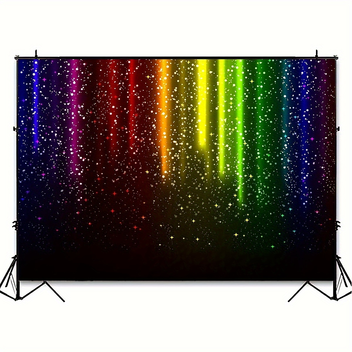 Let's Glow Party Photography Backdrop Music Dance Disco - Temu