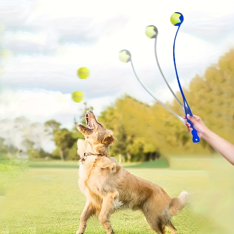 Dog Ball With Rope,dog Throwing Ball, Pet Exercise Game Toy, Dog Toy Balls,  Dog Ball Dog Training For Fetching, Catching, Throwing, Pulling