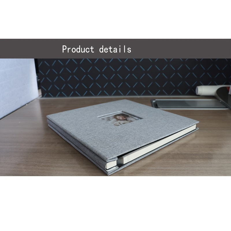 Photo Album Cloth Surface Diy Photo Album Laminated Self - Temu