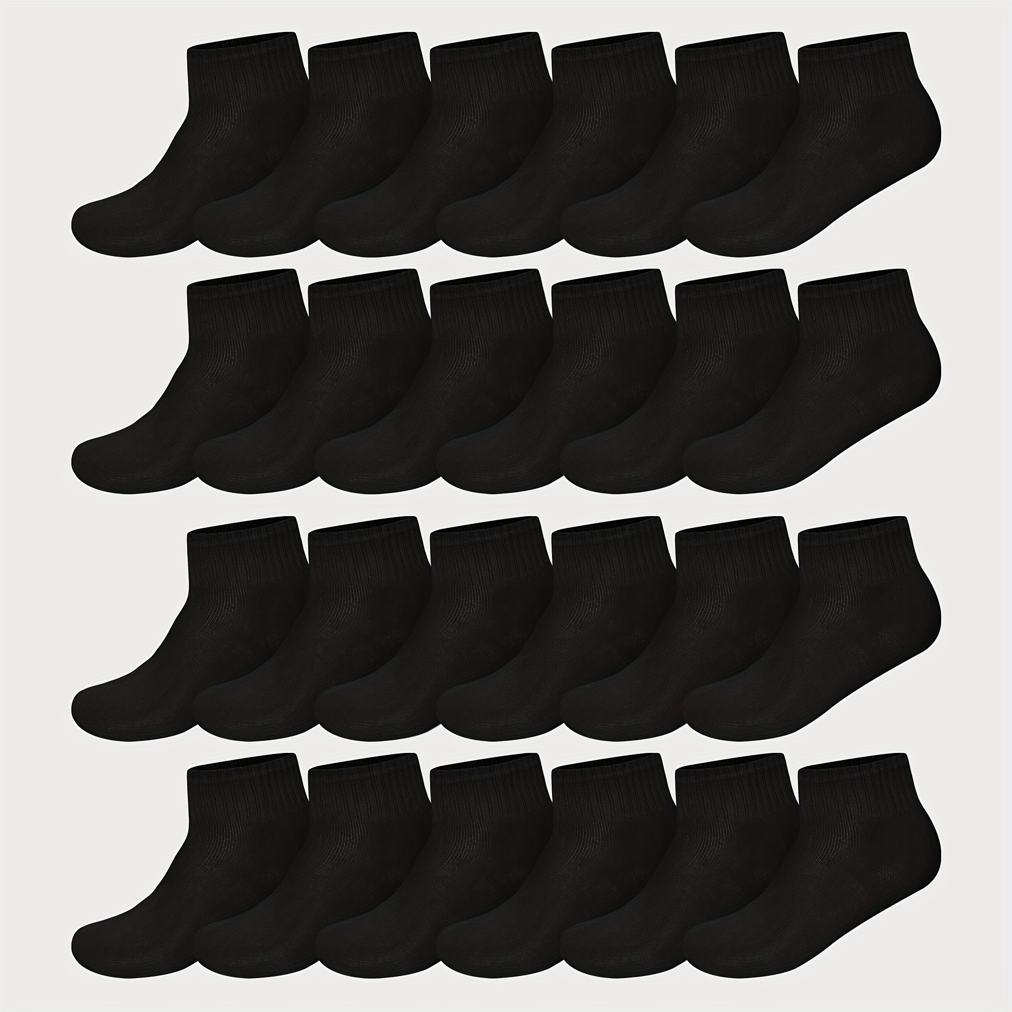 12 18 36 48 pairs Breathable Comfort Low cut Socks