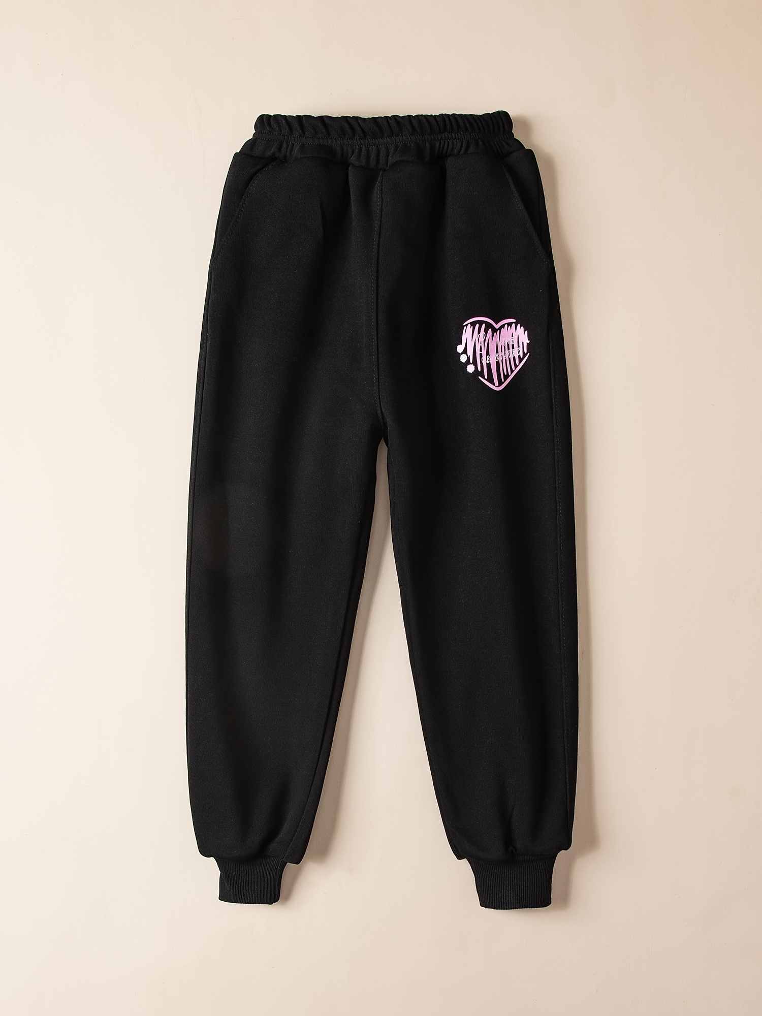 Multipacks Girls Basic Warm Jogger Sweatpants Thick Fleece - Temu Canada