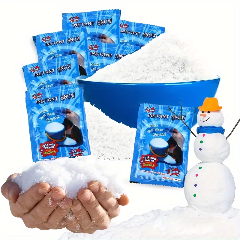 Instant Snow Powder Non Toxic Fake for Christmas Scenes 100g of Artificial  Snow 