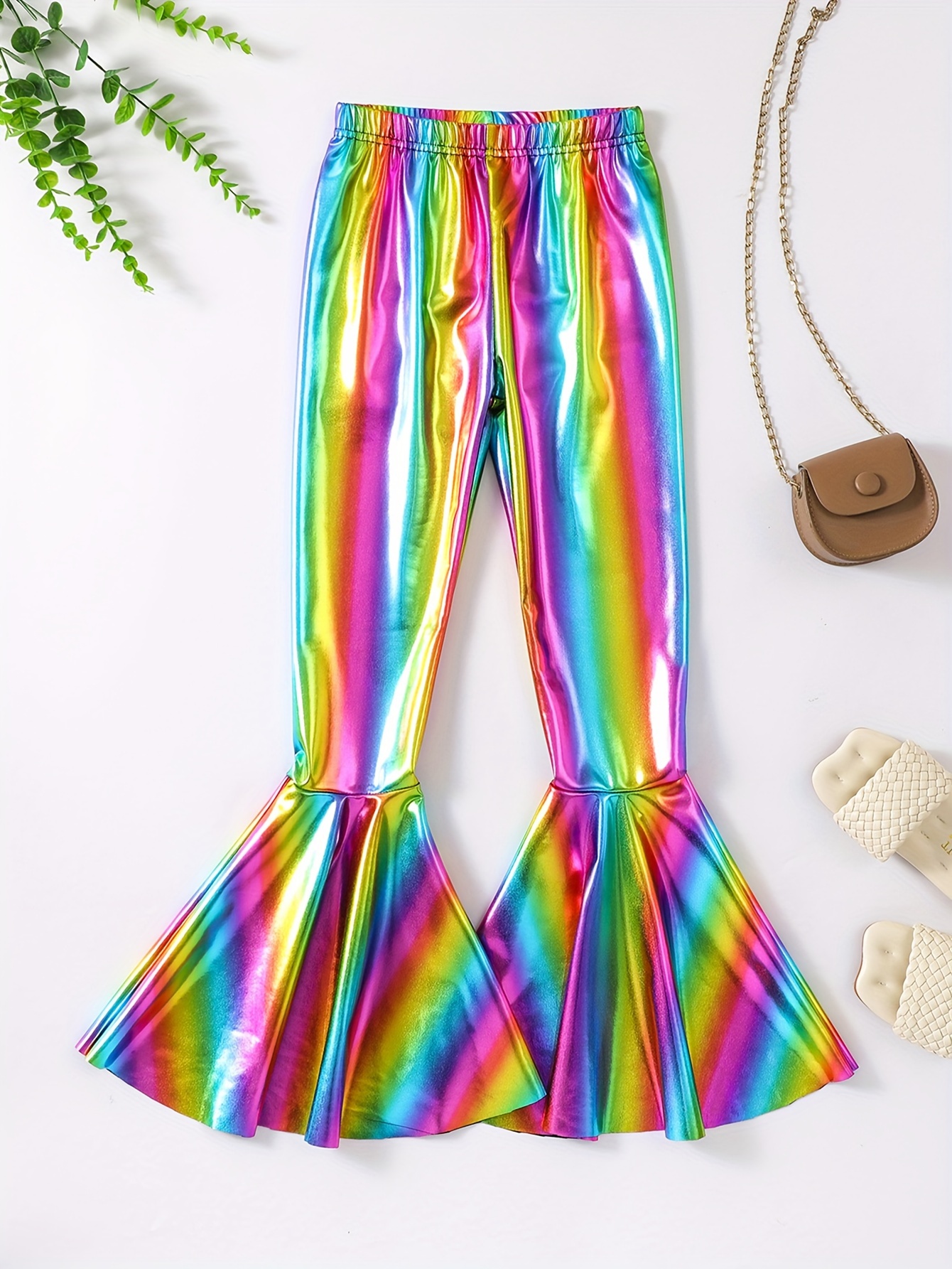 Girls Tie-Dye Star Color Block Trendy & All-match Cargo Pants, Teen Kids  Pants For Sports/ Leisure