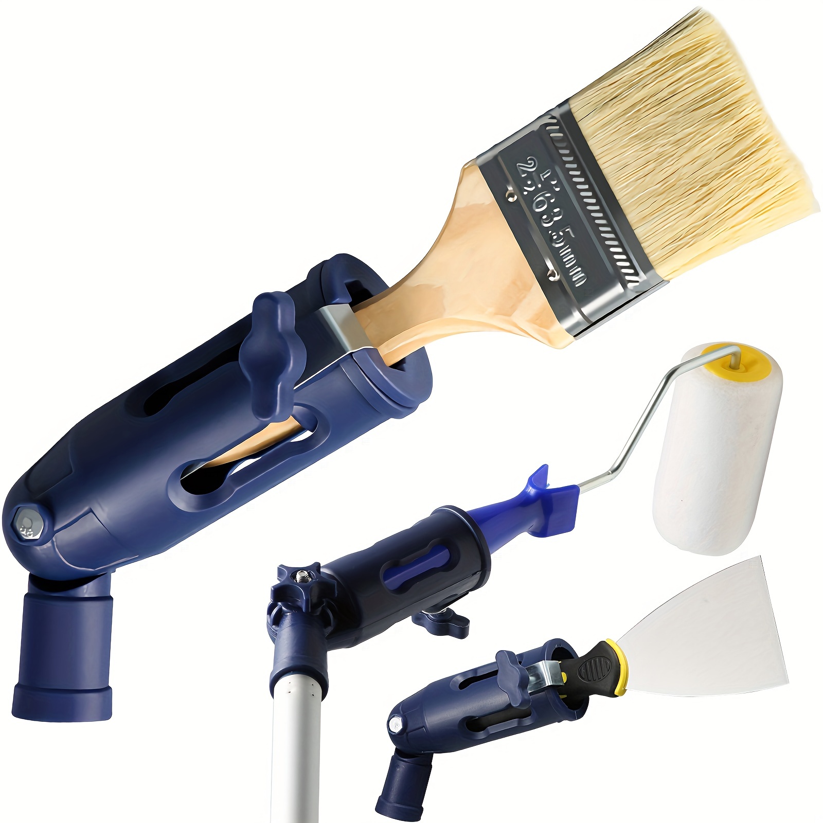 Paint Contractor Life Extension de Pinceau Multi-Angle de qualité  Professionnelle, Outil de Peinture d'angle Haut, Accessoires de Poteau  d'extension