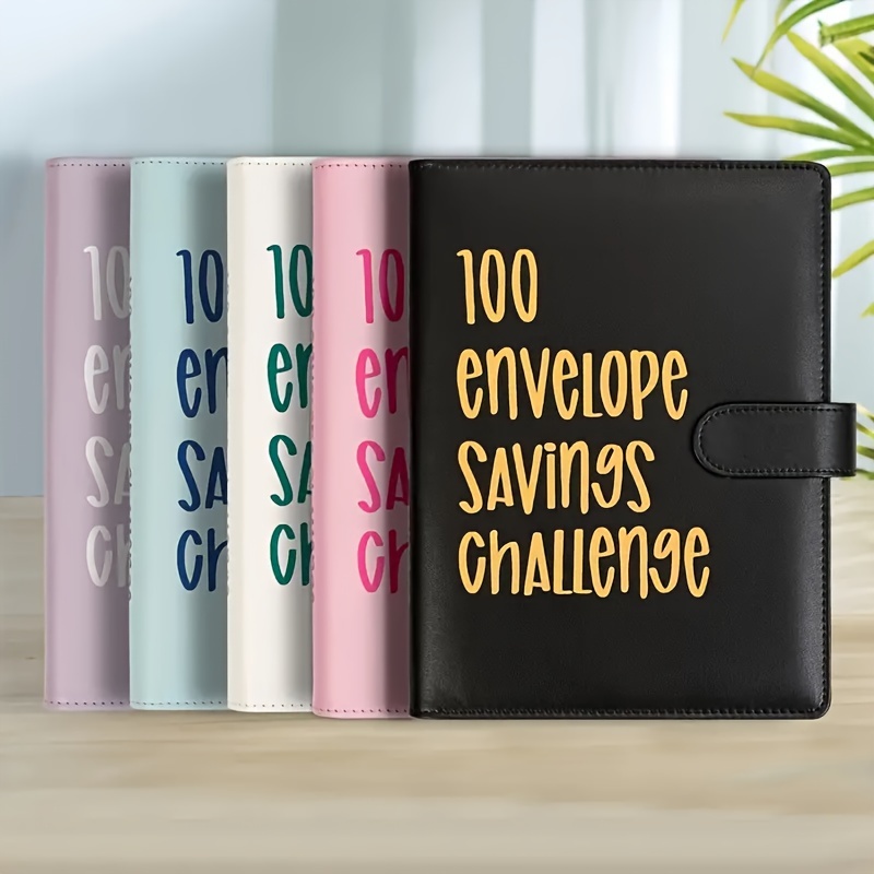 100 Envelope Challenge Binder Facile Et Amusant Moyen - Temu Canada