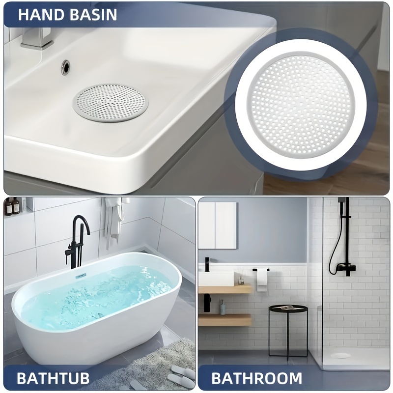 Shower Floor Drain, Revolutionary Bathroom Sink Drain Protector Hair Catcher,  Grate Removable, 1.37~ Shower Drain Hair Catcher, Bathtub Stopper, Bathroom  Sink Stopper, Drain Plug With Filter Hair Catcher, Basin Drain Filter, Drain