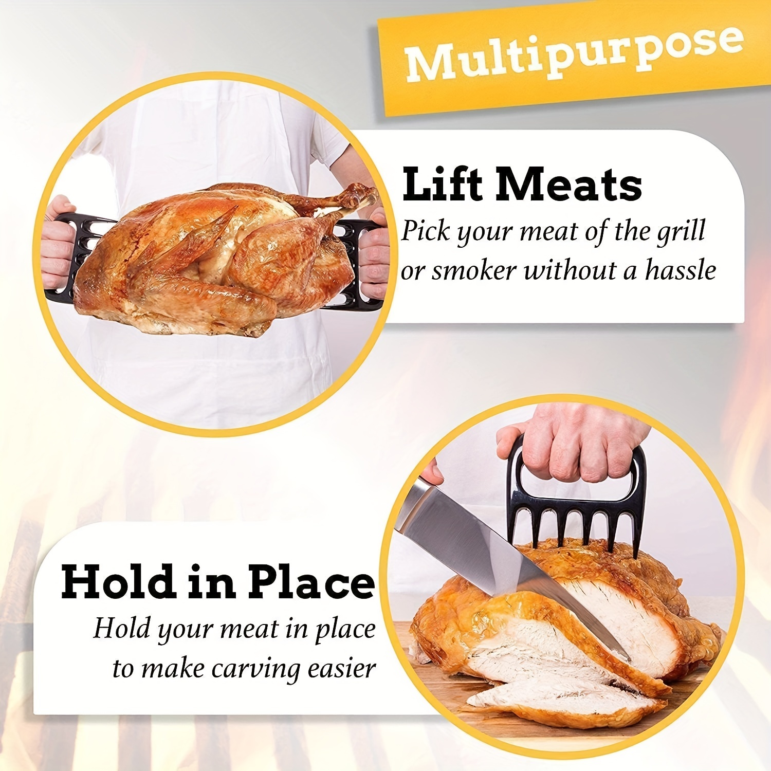 Tear Through Meats Easily With Creative Bear Claw Meat Separator