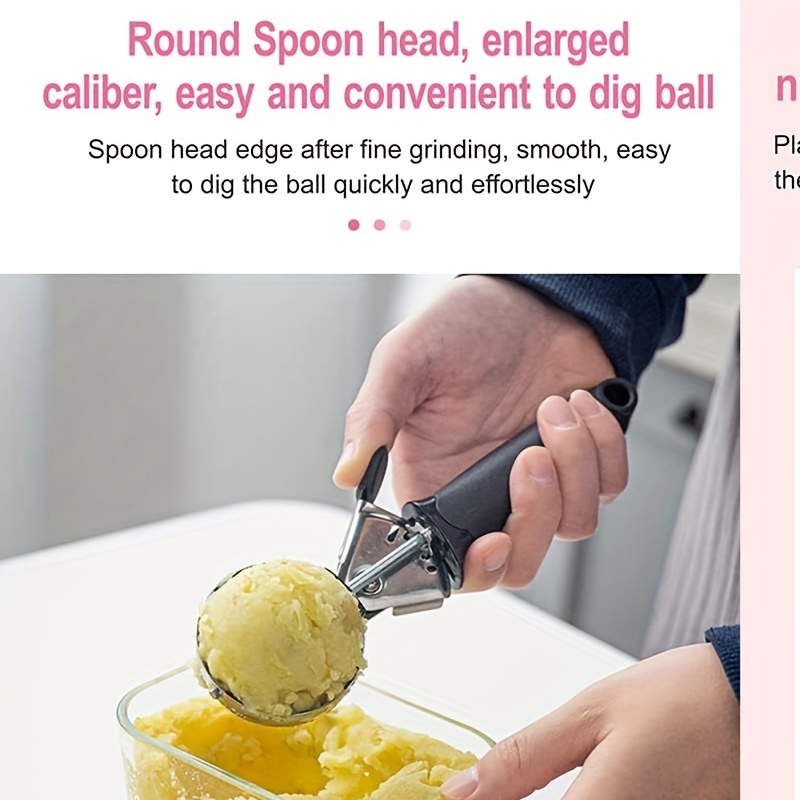 Ice Cream Scoops, Ice Cream Scoop With Trigger, Multiple Size