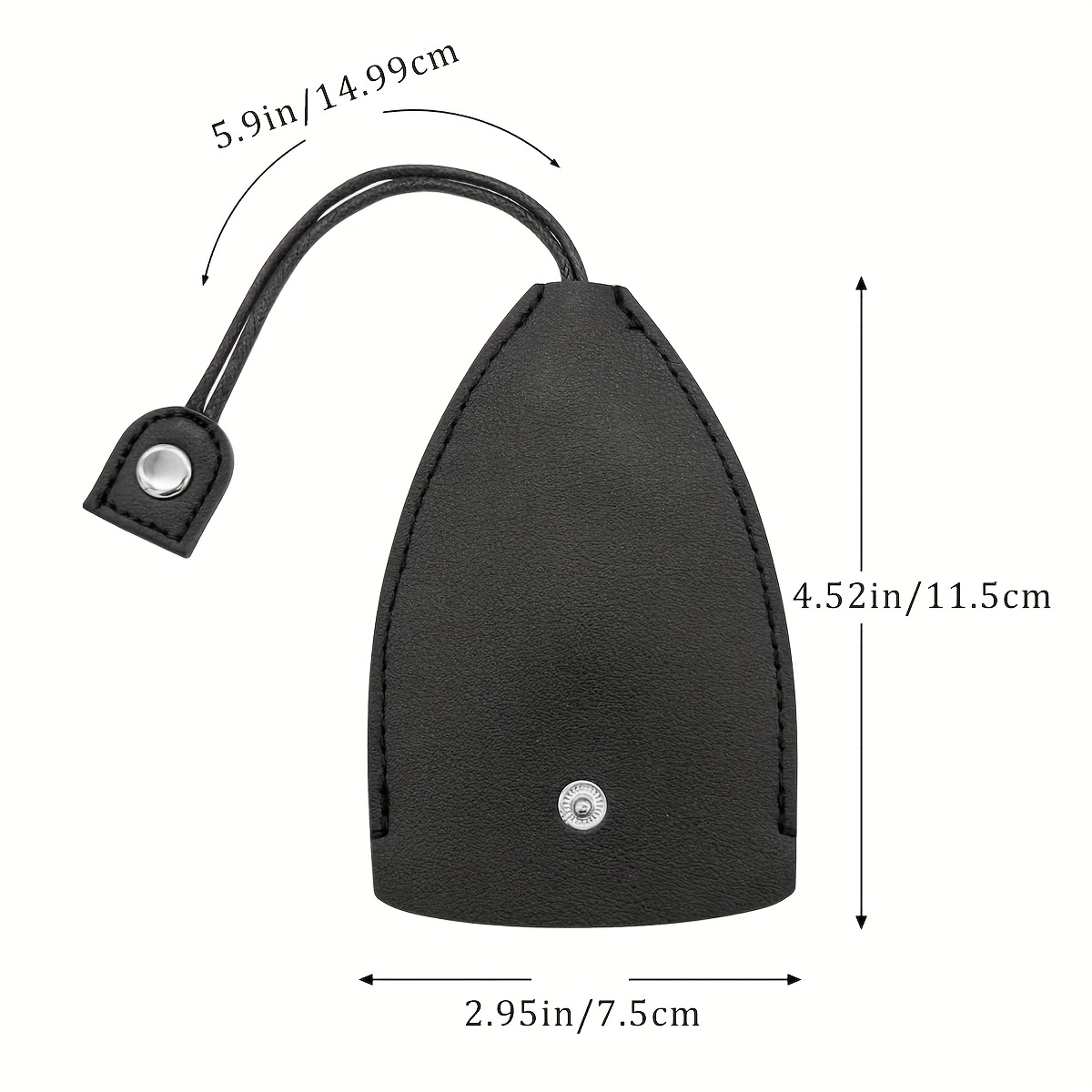 PU Leather Creative Pull Out Cute Large Capacity Car Key Case