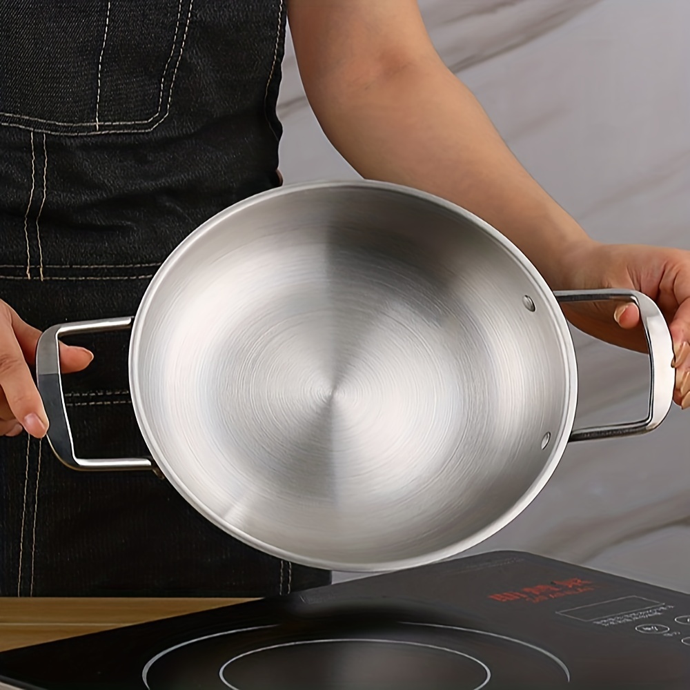 1pc Olla Cocina Acero Inoxidable Olla Cocina Portátil - Temu