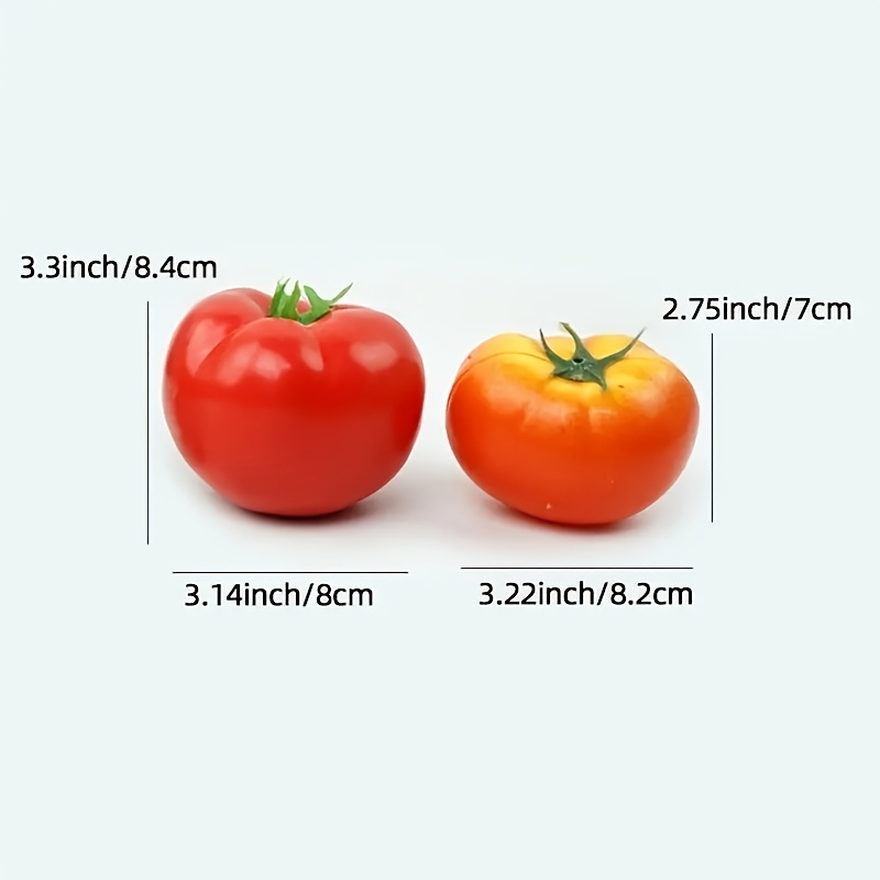 Simulated Models Fake Fruit And Vegetable Red - Temu