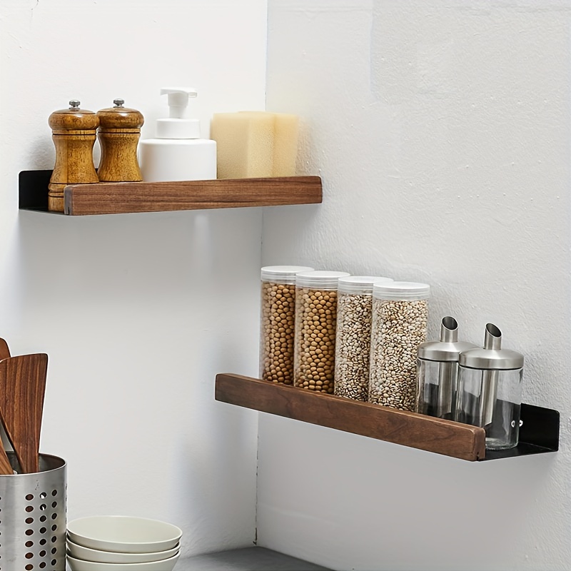 Wall Mounted Storage Rack, Floating Shelf Shower Caddy For